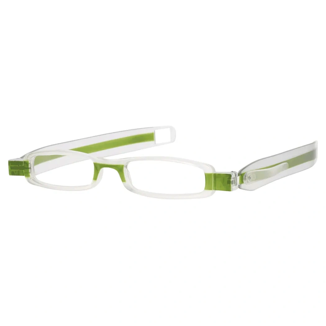 Rectangle Green Reading Glasses