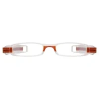 Rectangle Orange Reading Glasses