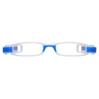 Rectangle Blue Reading Glasses