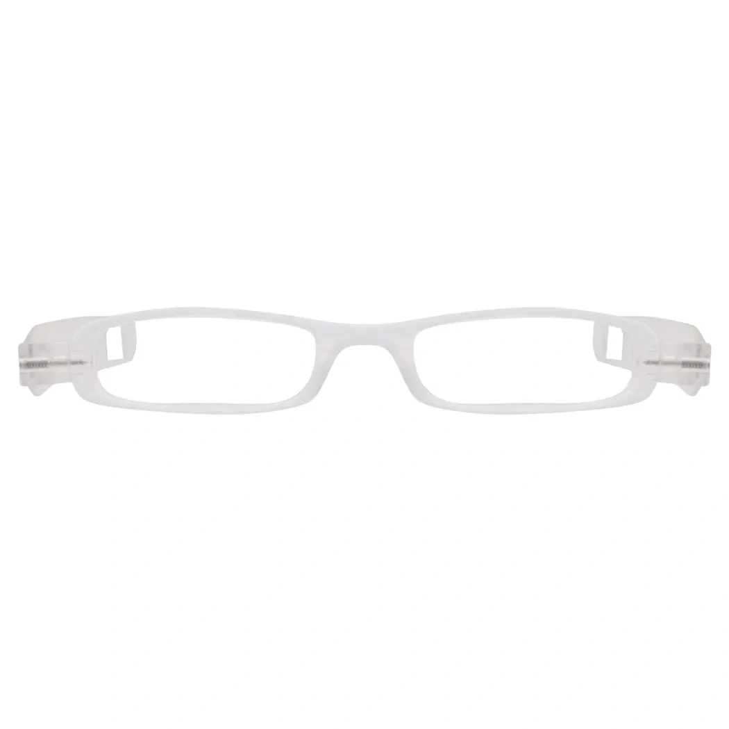 Rectangle White Reading Glasses