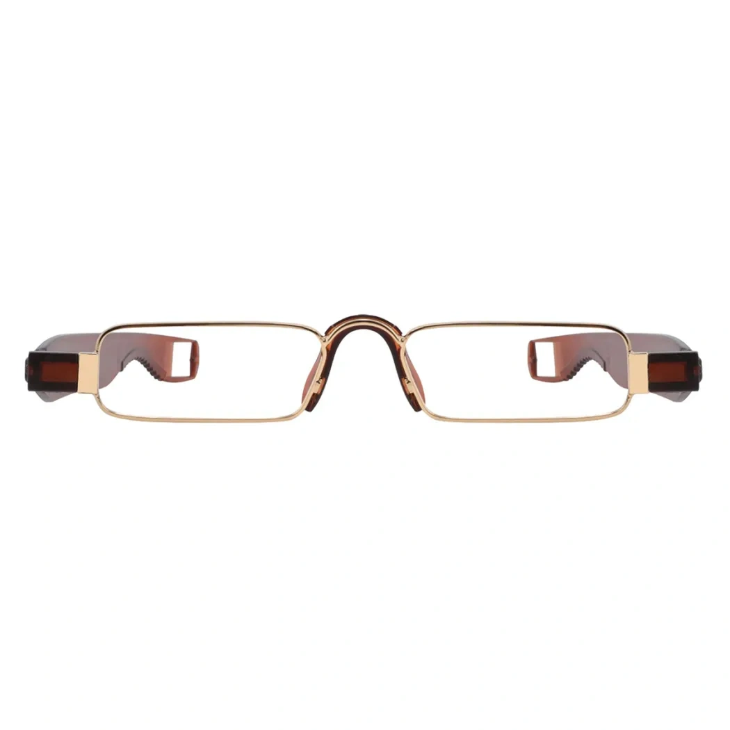Rectangle Brown Reading Glasses