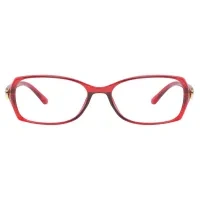 Rectangle Red Reading Glasses