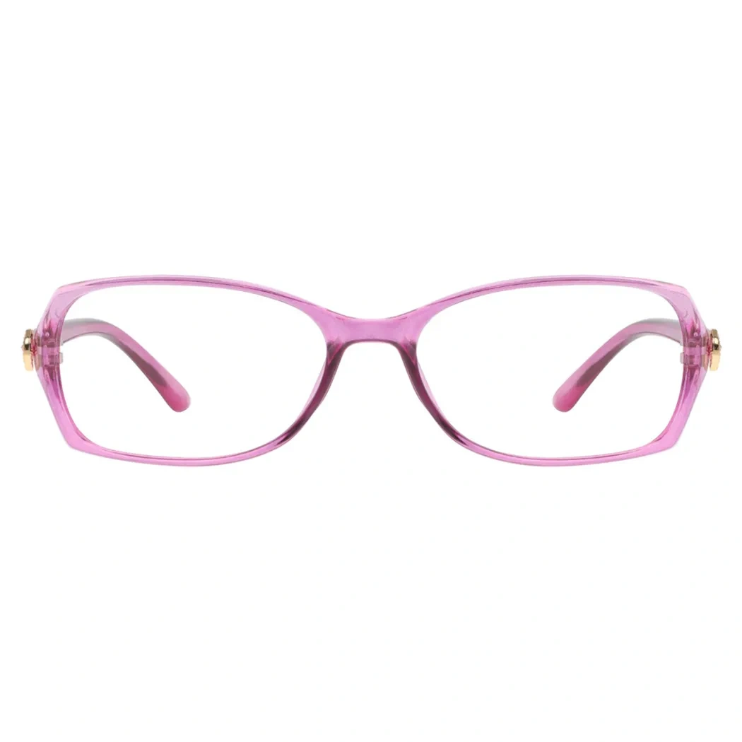 Rectangle Pink Reading Glasses