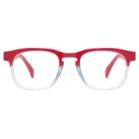 Browline Red Reading Glasses