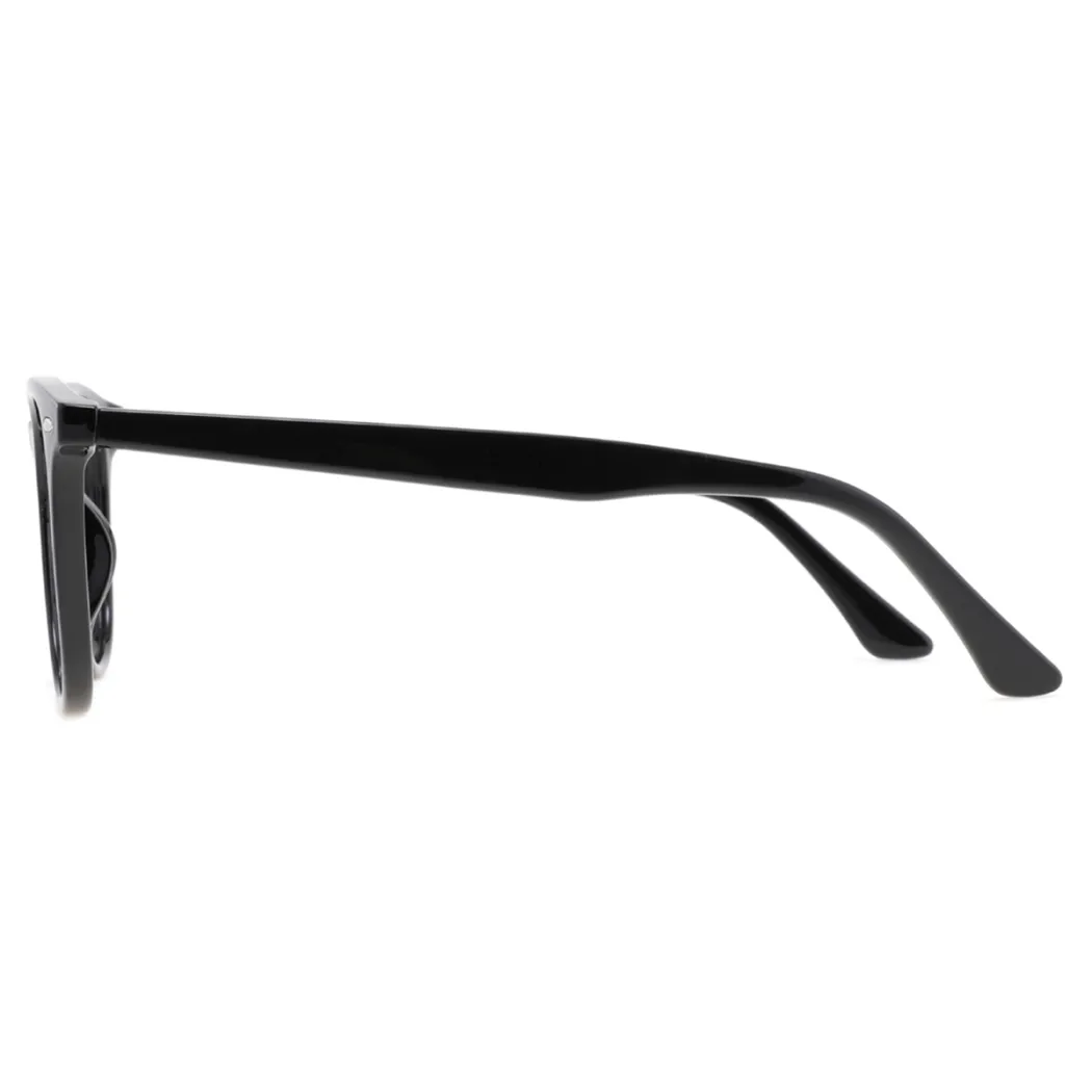 Oval Black Eyeglasses