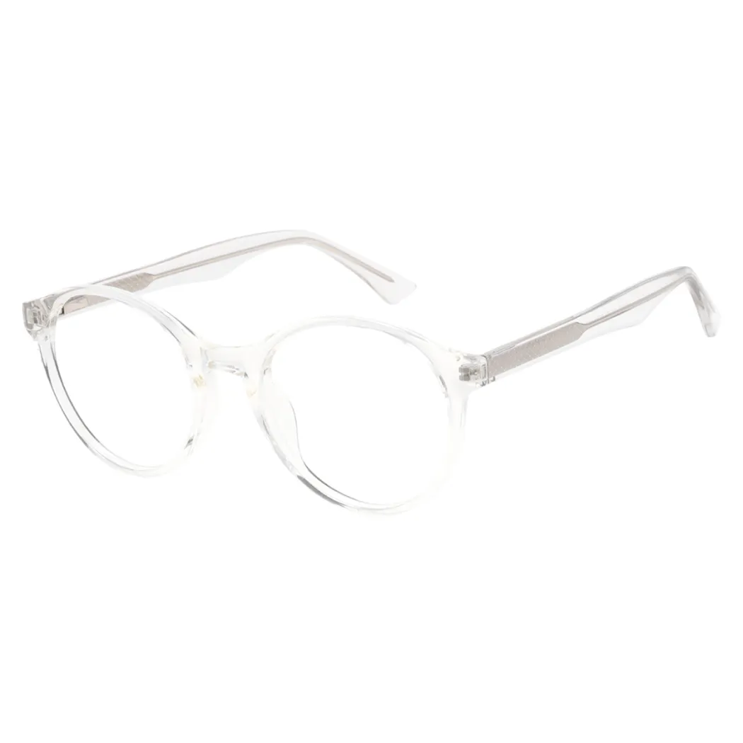 Oval Clear Eyeglasses