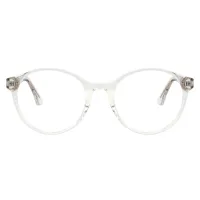 Oval Clear Eyeglasses