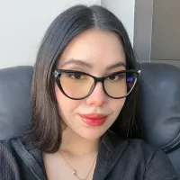 Cat-eye Transparent Pink Eyeglasses