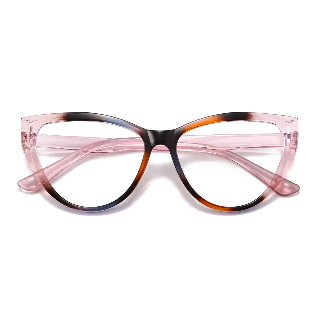 Cat-eye Tortoiseshell/Pink Eyeglasses
