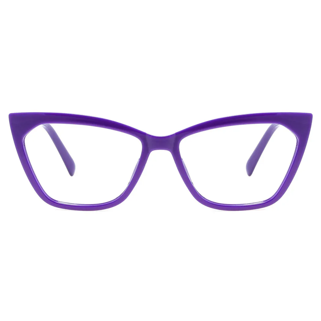 Cat-eye Purple Eyeglasses