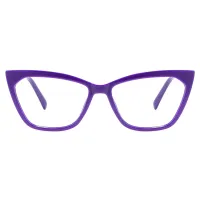 Cat-eye Purple Eyeglasses