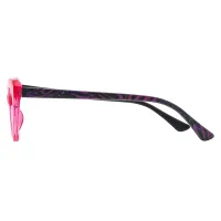 Cat-eye Transparent Pink Eyeglasses