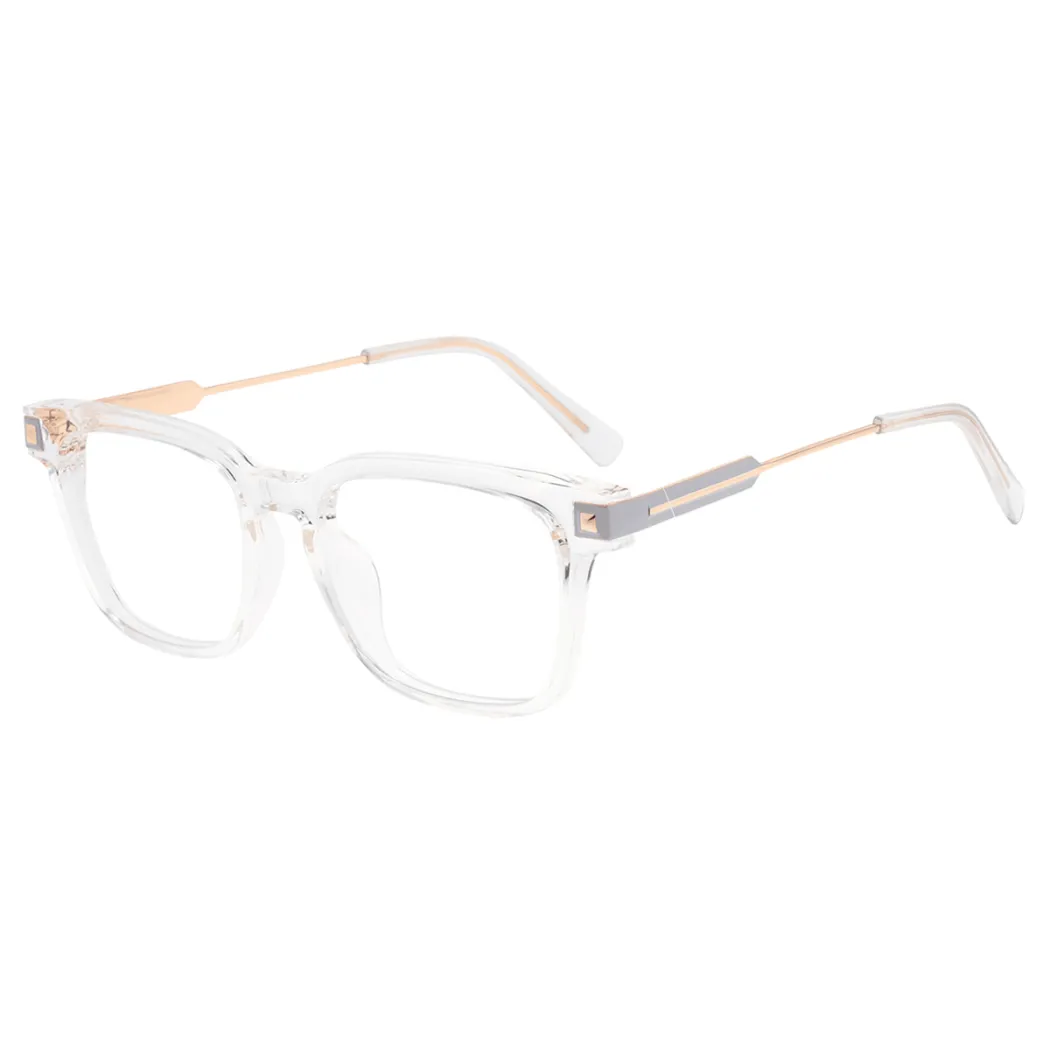 Rectangle Clear Eyeglasses