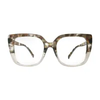 Square Tortoiseshell/Clear Eyeglasses