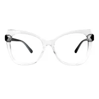 Cat-eye Clear Eyeglasses