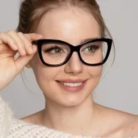 Cat-eye Black Eyeglasses