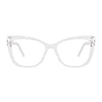 Cat-eye Clear Eyeglasses