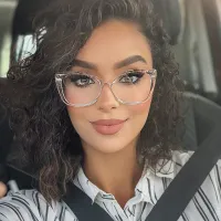 Cat-eye Clear Eyeglasses