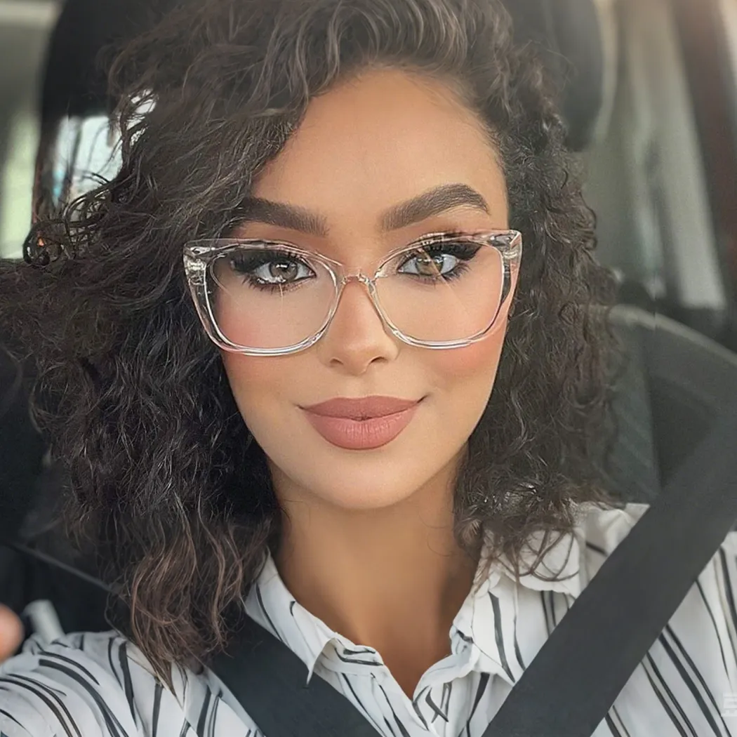 Cat-eye Clear Eyeglasses