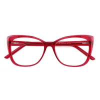 Cat-eye Red Eyeglasses