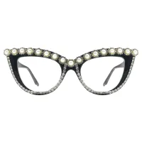 Cat-eye Black Eyeglasses