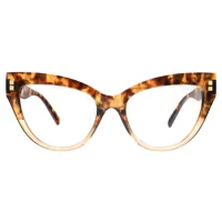 Cat-eye Tortoiseshell/Brown Eyeglasses