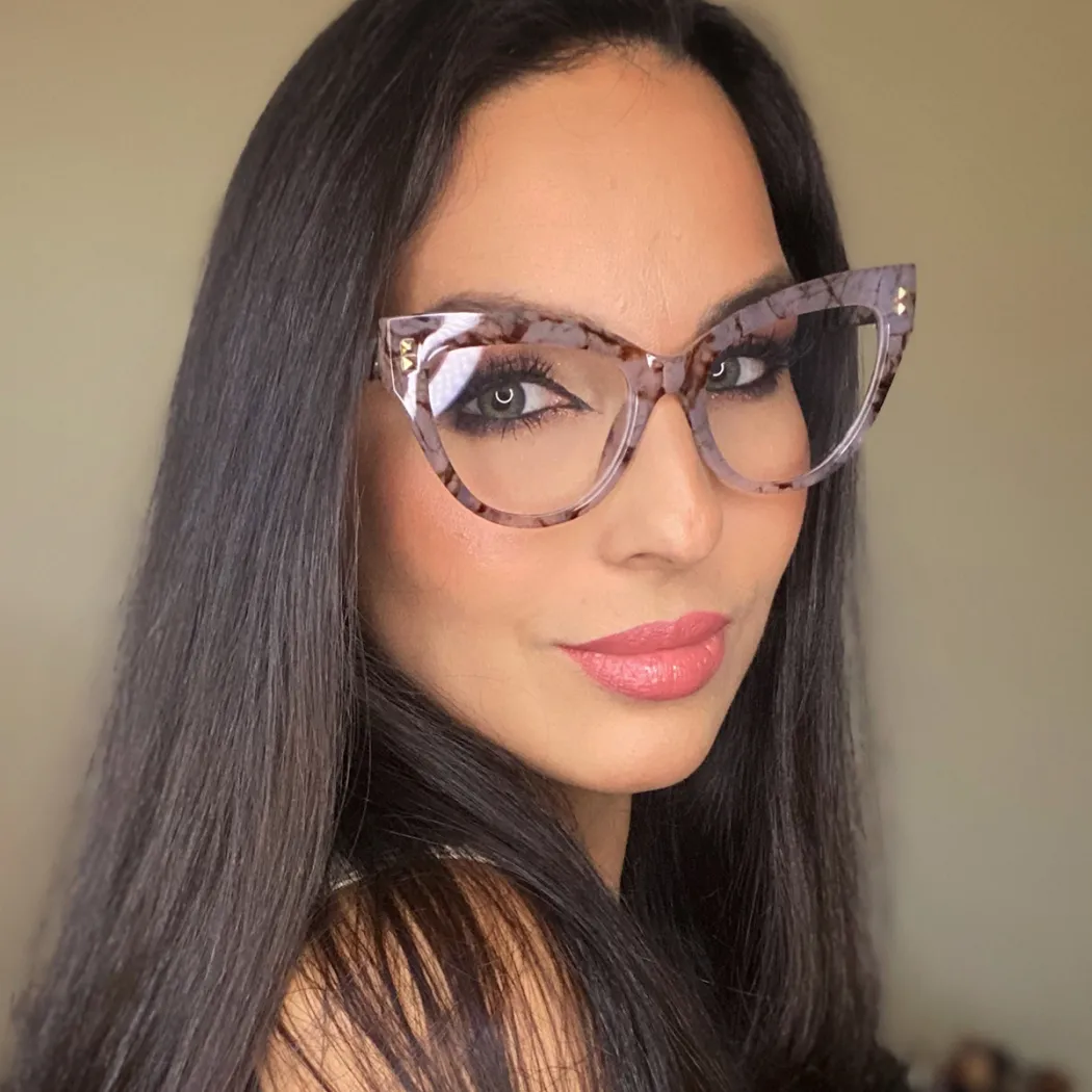 Cat-eye Ivory Tortoiseshell Eyeglasses