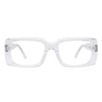 Rectangle Clear Eyeglasses