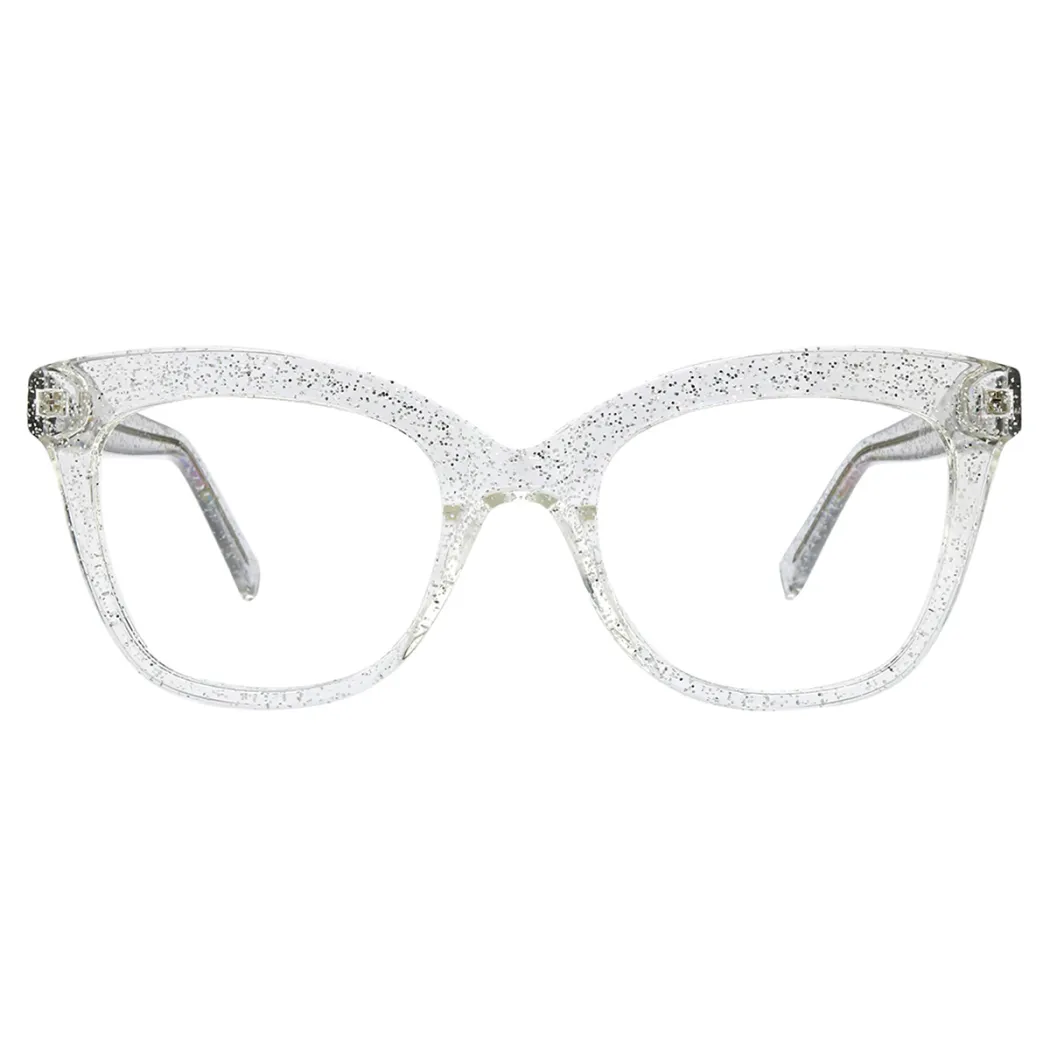 Cat-eye Clear Eyeglasses