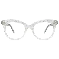 Cat-eye Clear Eyeglasses