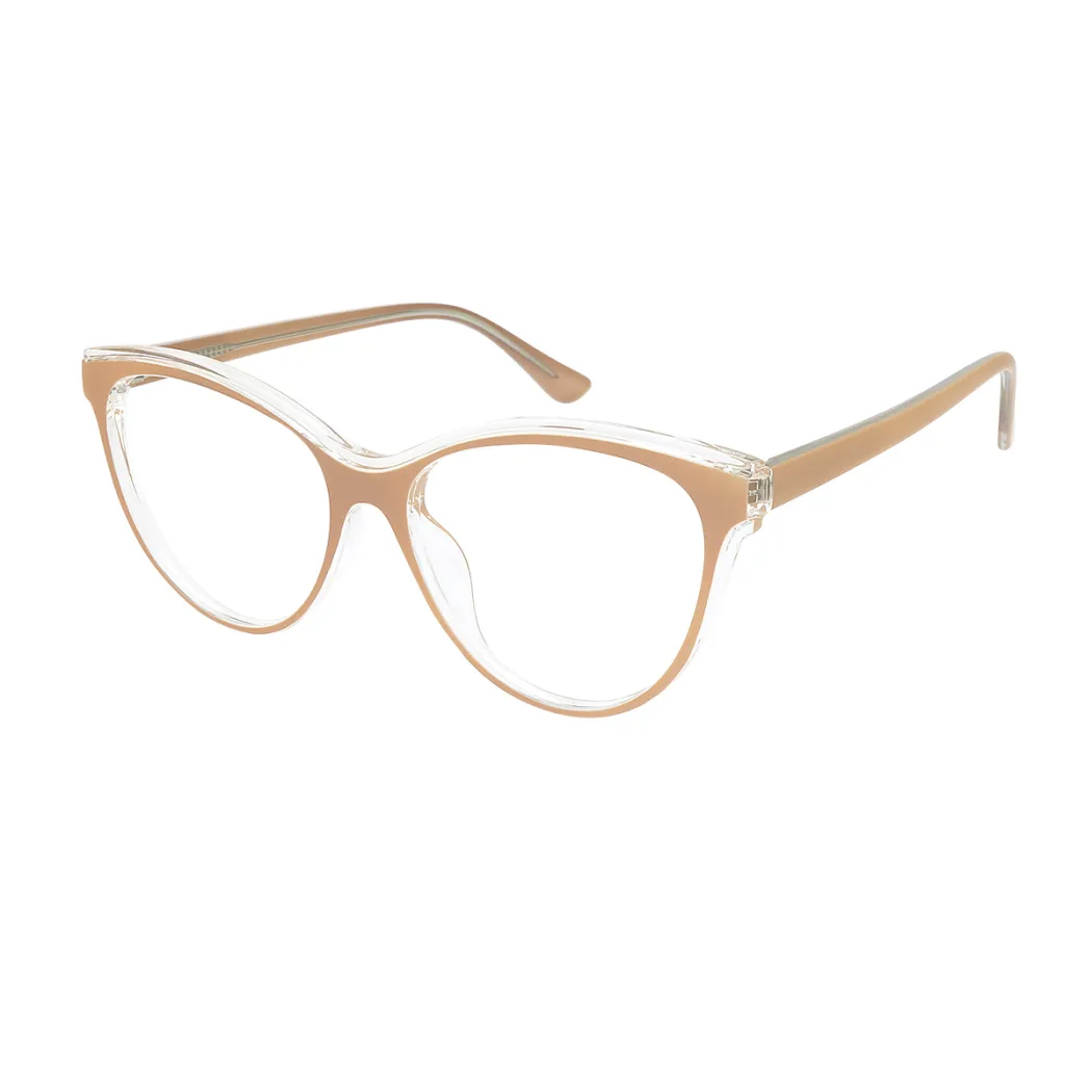Cat-eye Cream Eyeglasses