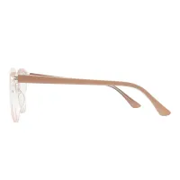 Cat-eye Cream Eyeglasses