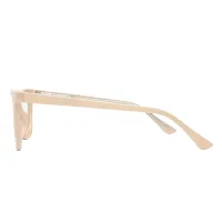 Cat-eye Cream Eyeglasses