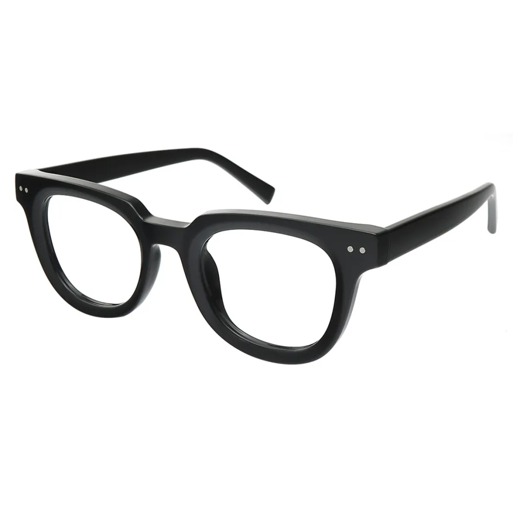Square Black Eyeglasses