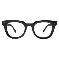 Square Black Eyeglasses