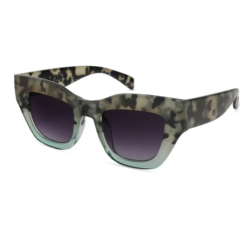 Cat-eye Green Sunglasses