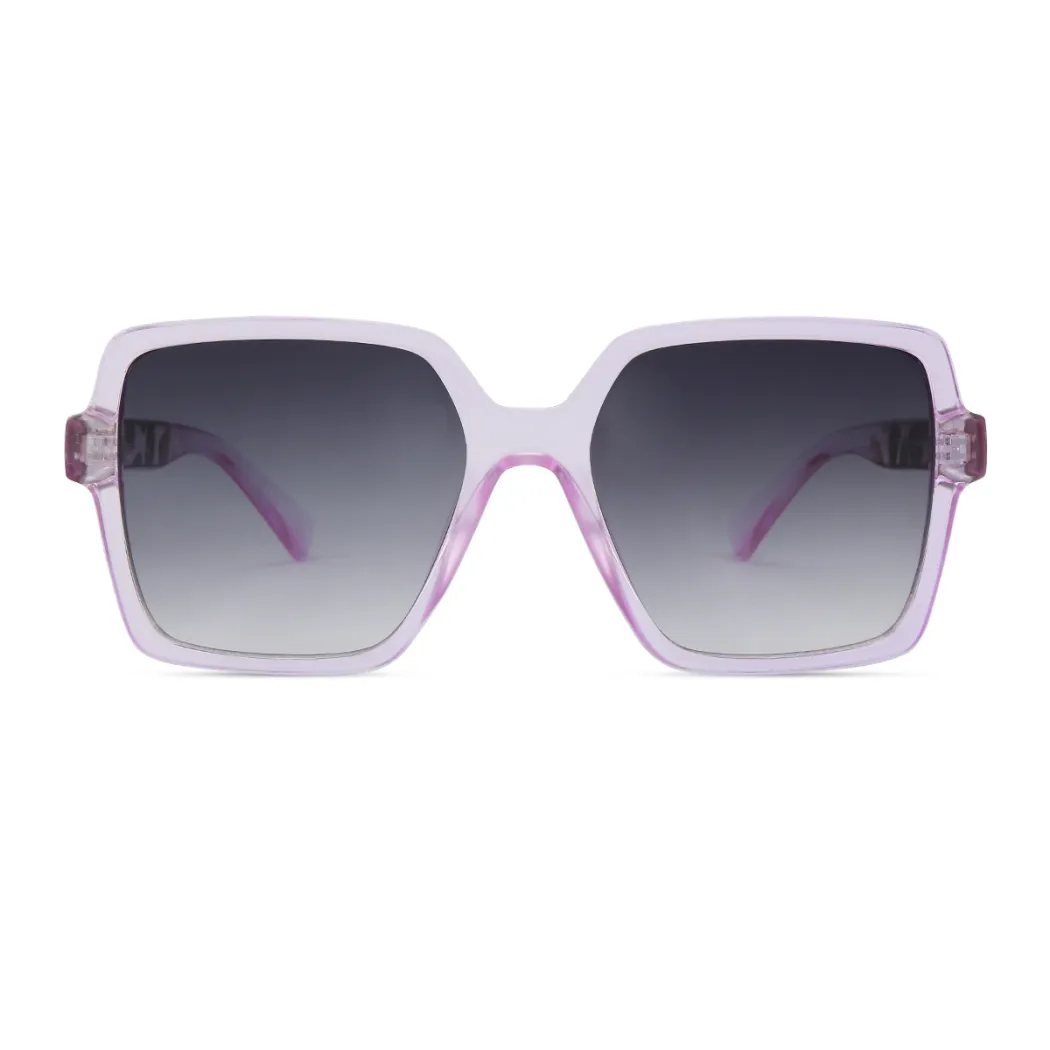 Square Gradient Gray Sunglasses
