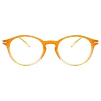 Oval Yellow Reading Glasses