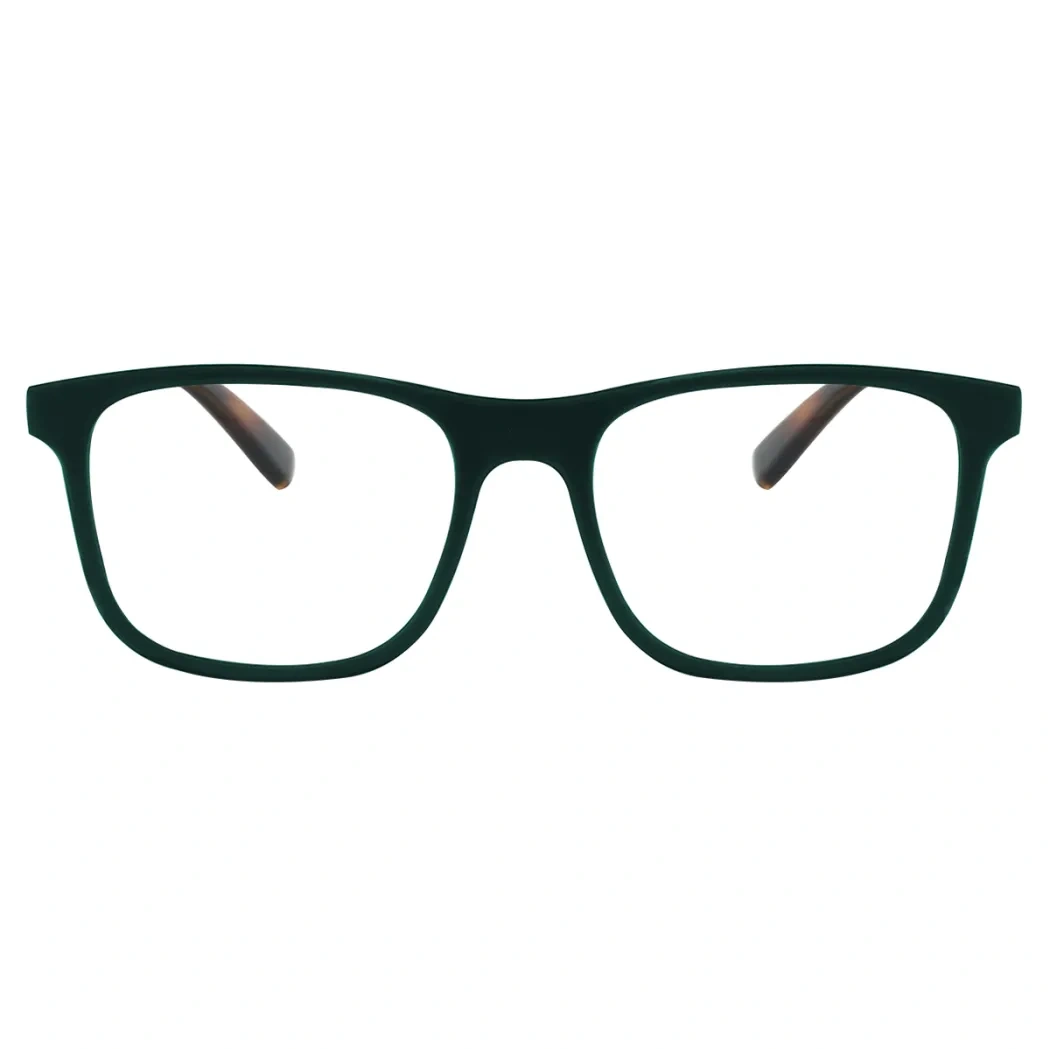 Square Green Reading Glasses