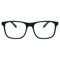 Square Green Reading Glasses