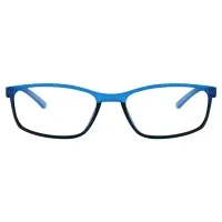 Rectangle Blue Reading Glasses