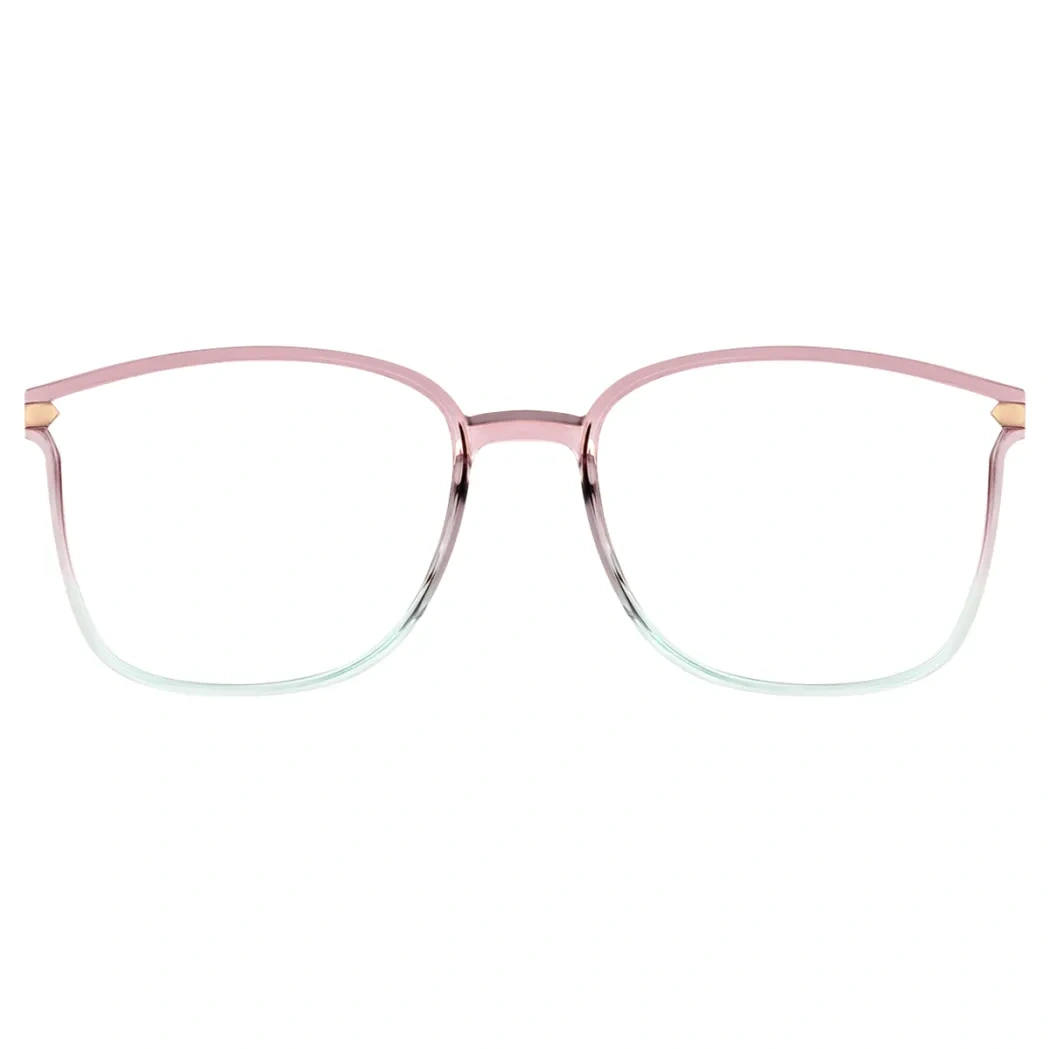 Square Pink Reading Glasses