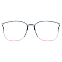 Square Blue Reading Glasses
