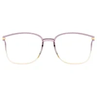 Square Purple Reading Glasses