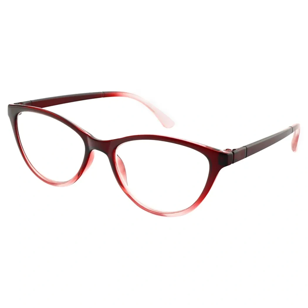 Square Red Reading Glasses