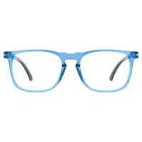Square Blue Reading Glasses