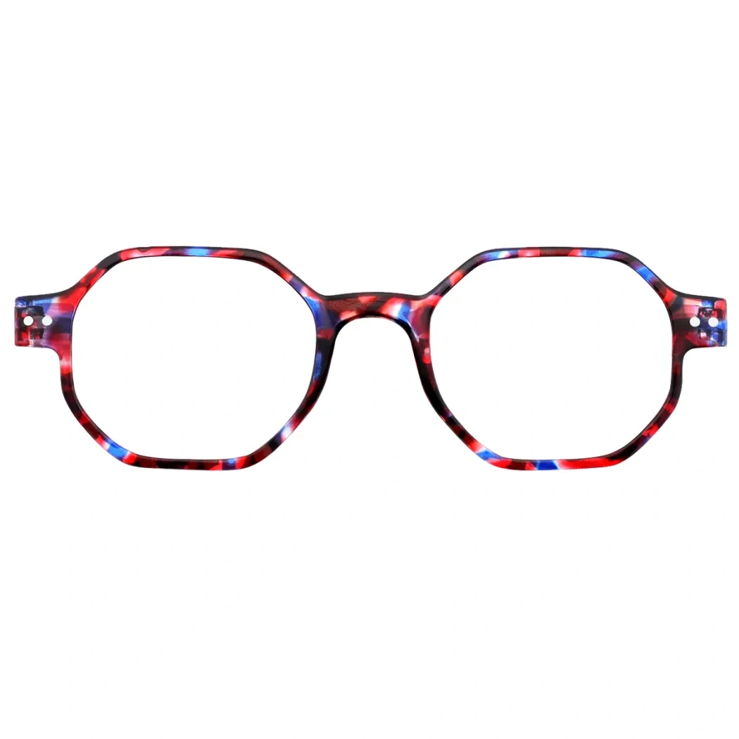 Geometric Tortoiseshell Reading Glasses