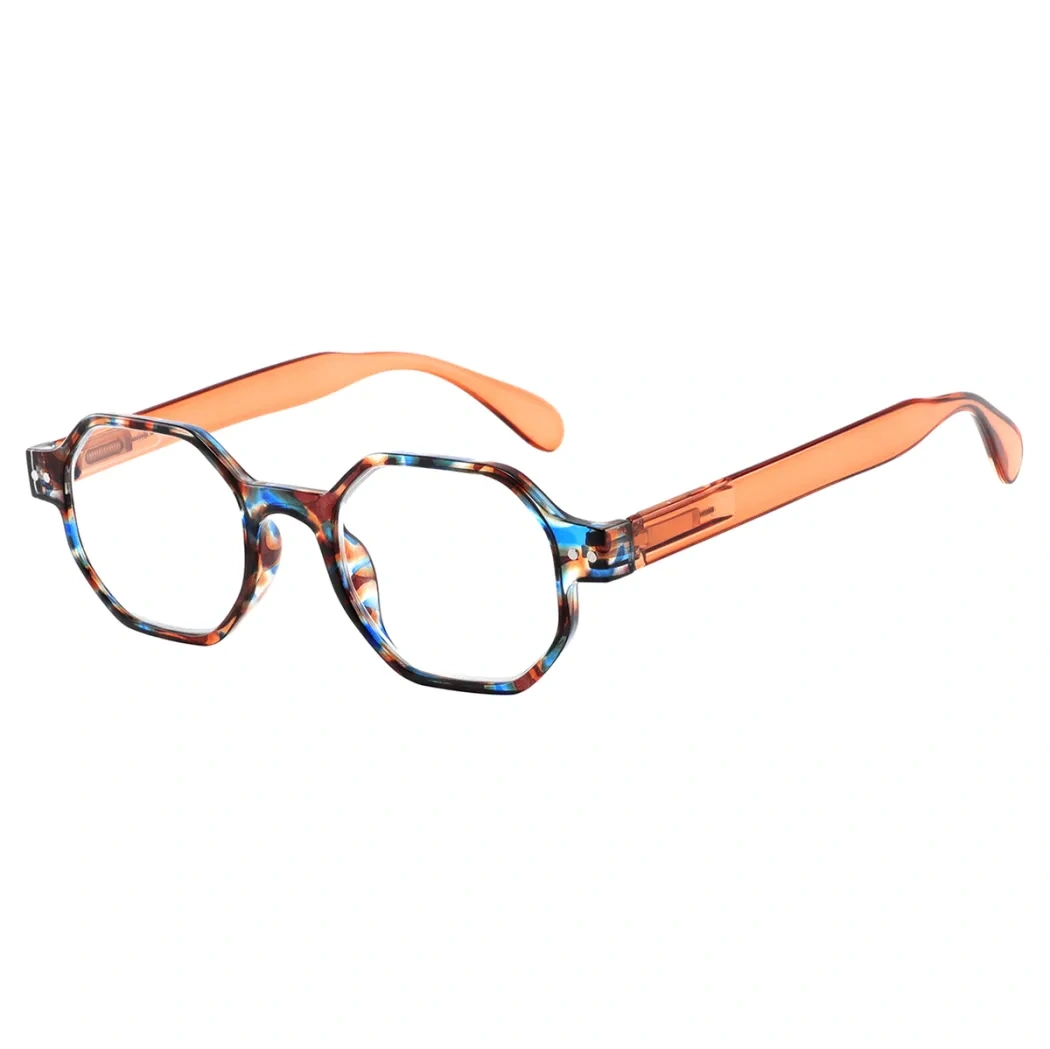 Geometric Tortoiseshell Reading Glasses