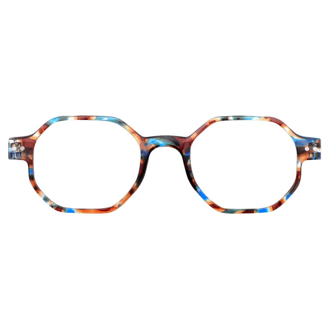 Geometric Tortoiseshell Reading Glasses