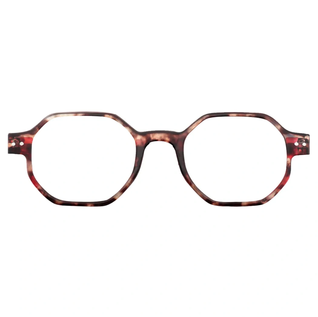 Geometric Tortoiseshell Reading Glasses